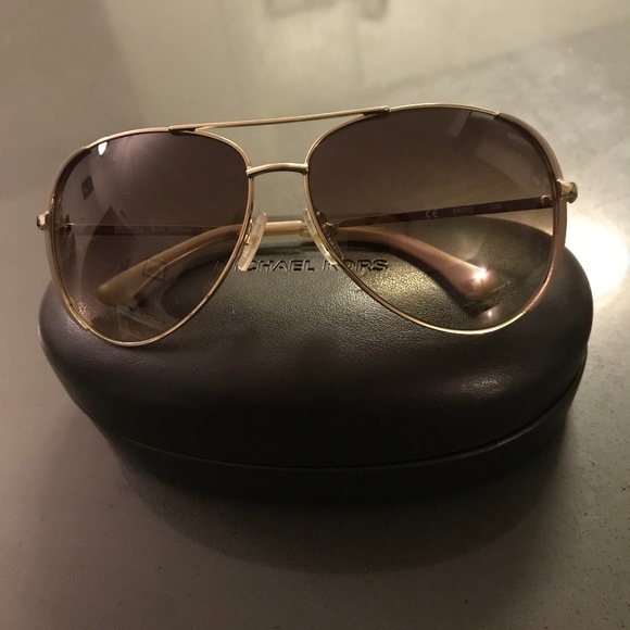 Michael Kors Women Aviator Sunglasses Brown